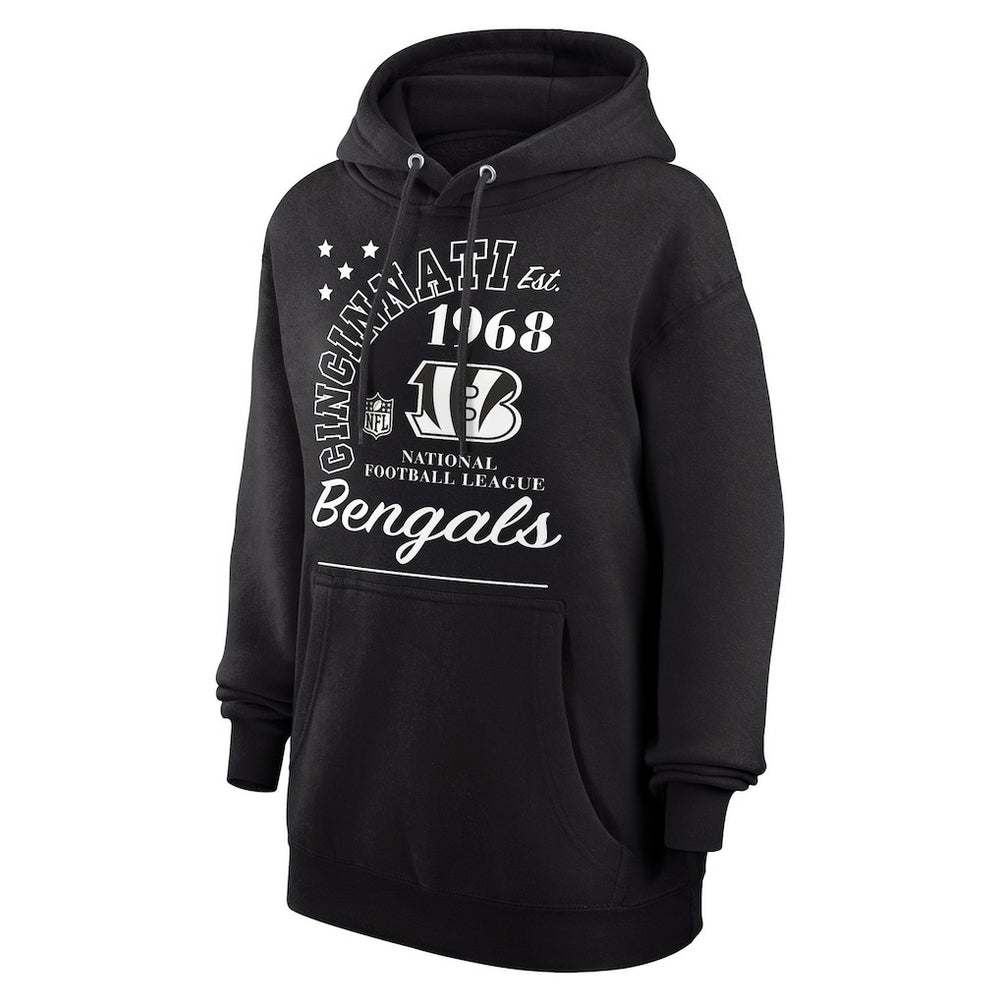 Starter Unisex Arch Team Fleece Pullover Hoodie - Cincinnati Bengals Hoodies