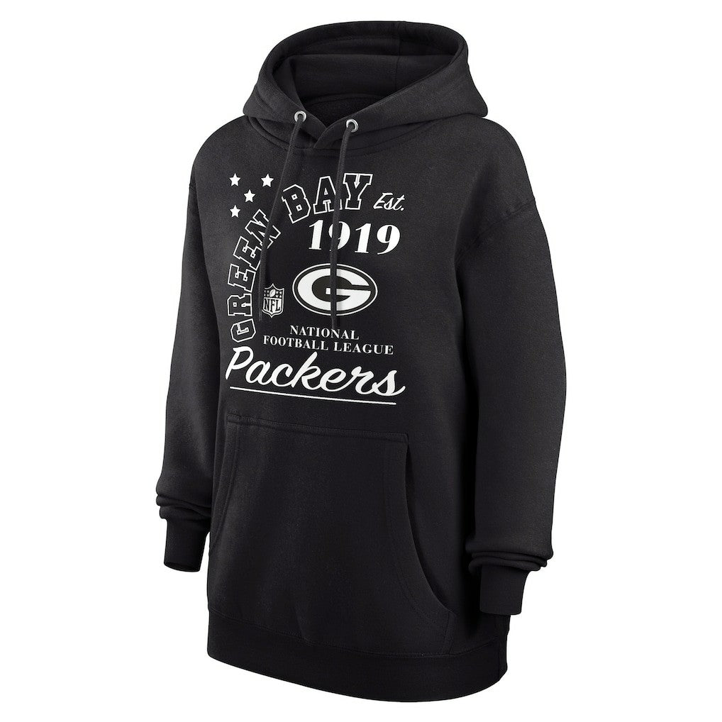 Starter Unisex Arch Team Fleece Pullover Hoodie - Green Bay Packers Hoodies
