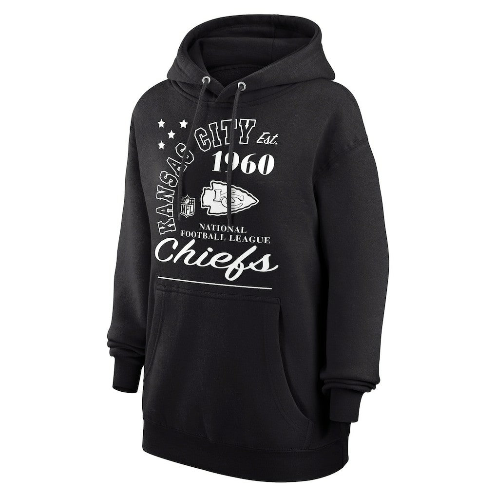 Starter Unisex Arch Team Fleece Pullover Hoodie - Kansas City Chiefs Hoodies