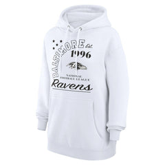 Starter Unisex Arch Team Fleece Pullover Hoodie - Baltimore Ravens Hoodies