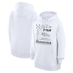 Starter Unisex Arch Team Fleece Pullover Hoodie - Denver Broncos Hoodies