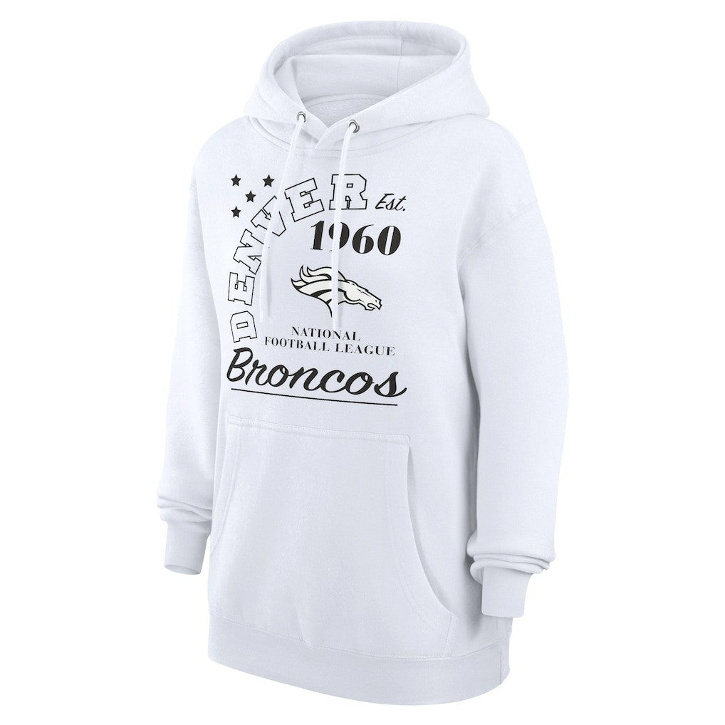 Starter Unisex Arch Team Fleece Pullover Hoodie - Denver Broncos Hoodies