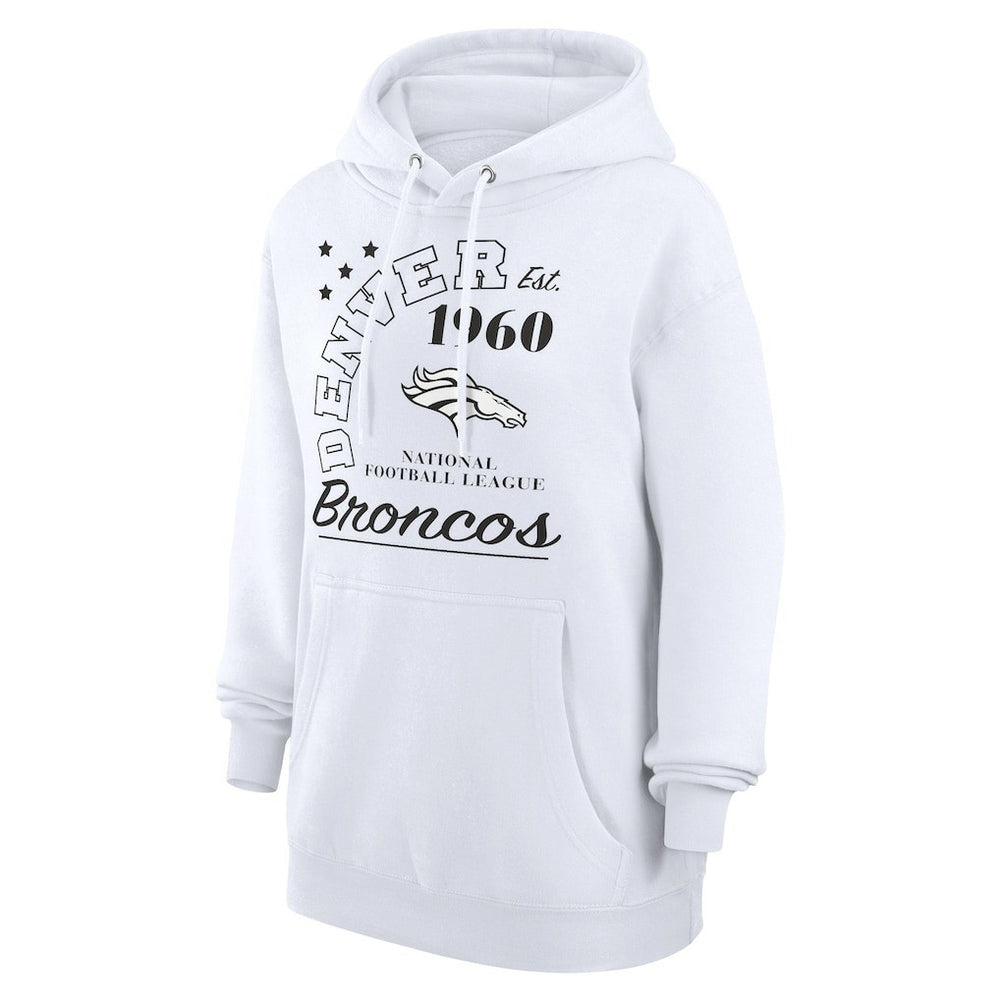 Starter Unisex Arch Team Fleece Pullover Hoodie - Denver Broncos Hoodies