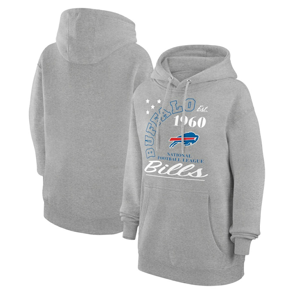 Starter Unisex Arch Team Fleece Pullover Hoodie - Buffalo Bills Hoodies