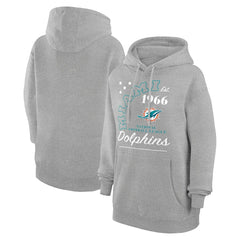 Starter Unisex Arch Team Fleece Pullover Hoodie - Miami Dolphins Hoodies