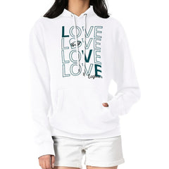 G-III 4Her by Carl Banks Women's Love Graphic Pullover Hoodie - Philadelphia Eagles Hoodies