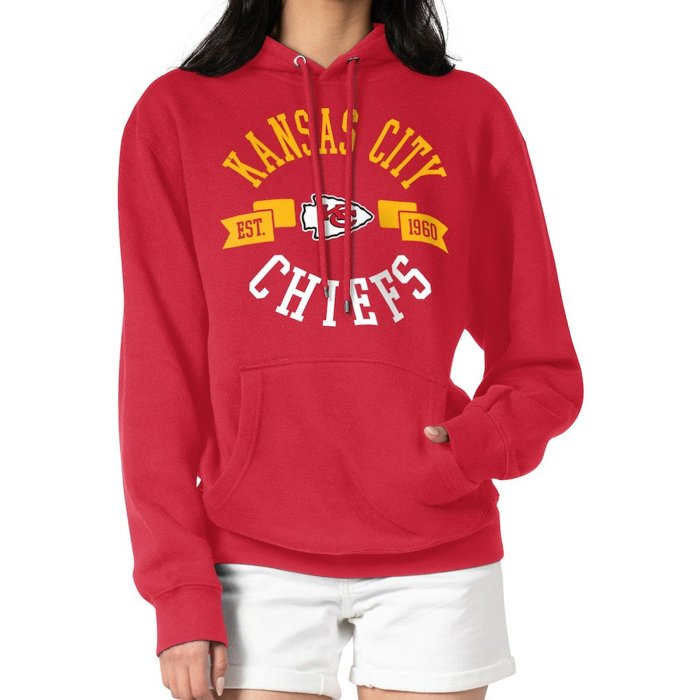 G-III 4Her by Carl Banks Women's City Graphic Team Fleece Pullover Hoodie - Kansas City Chiefs Hoodies