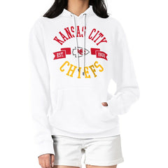 G-III 4Her by Carl Banks Women's City Graphic Team Fleece Pullover Hoodie - Kansas City Chiefs Hoodies