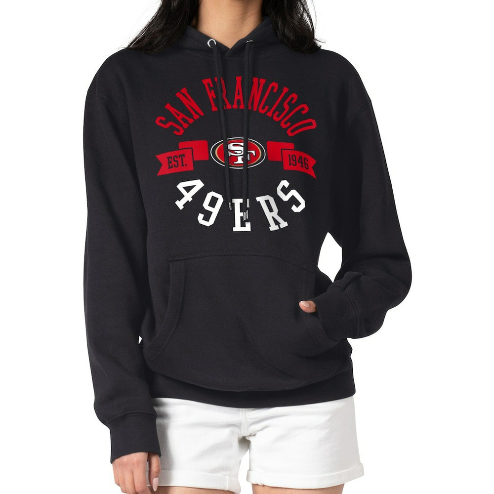 G-III 4Her by Carl Banks Women's City Graphic Team Fleece Pullover Hoodie - San Francisco 49ers Hoodies