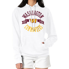 G-III 4Her by Carl Banks Women's City Graphic Team Fleece Pullover Hoodie - Washington Commanders Hoodies