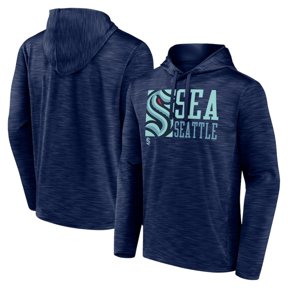 NHL Seattle Kraken Fanatics Never Quit Pullover Hoodie
