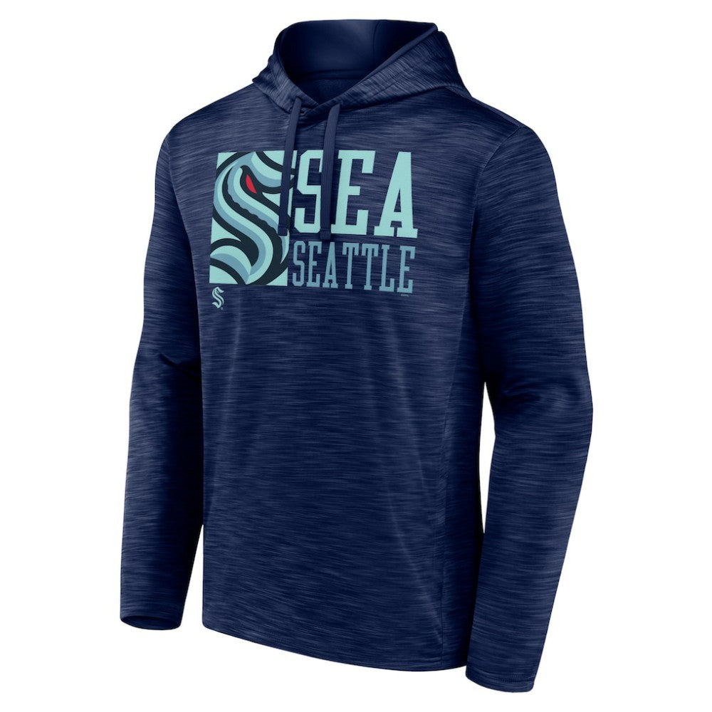 NHL Seattle Kraken Fanatics Never Quit Pullover Hoodie