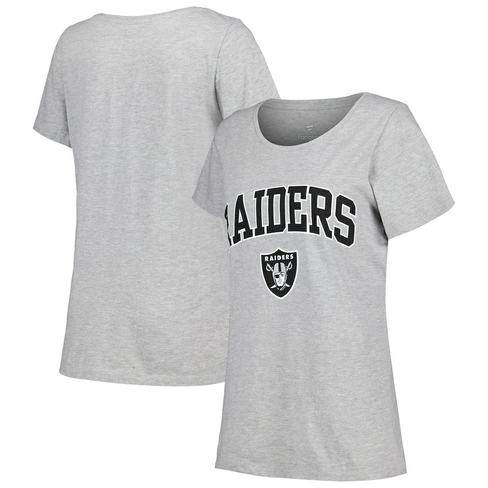 Women's Plus Size Arch Over Logo T-Shirt - Las Vegas Raiders T-shirts