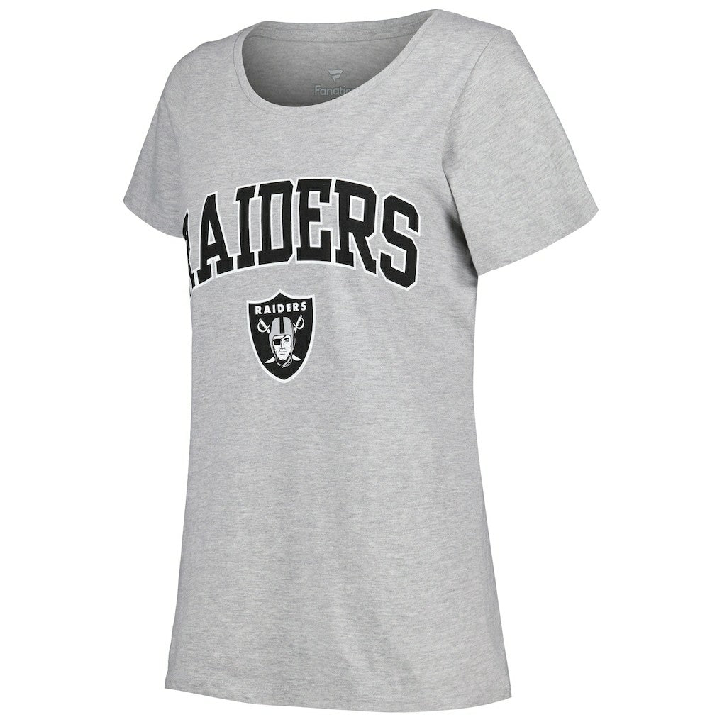 Women's Plus Size Arch Over Logo T-Shirt - Las Vegas Raiders T-shirts