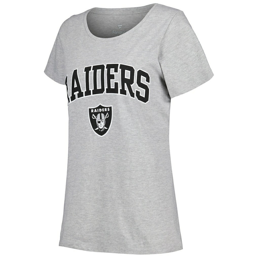 Women's Plus Size Arch Over Logo T-Shirt - Las Vegas Raiders T-shirts
