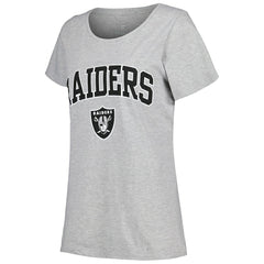 Women's Plus Size Arch Over Logo T-Shirt - Las Vegas Raiders T-shirts