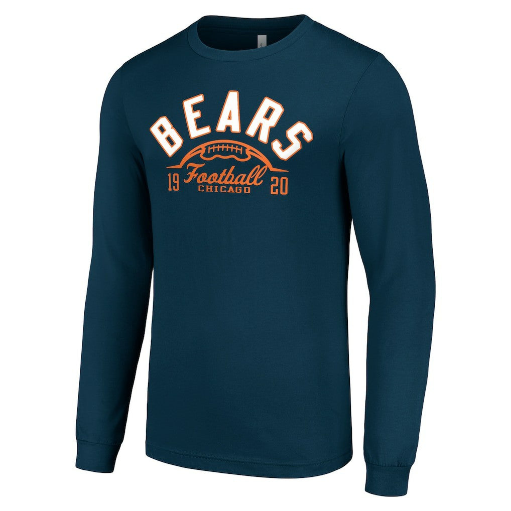 Starter Half Ball Team Long Sleeve T-Shirt - Chicago Bears T-shirts