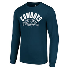 Starter Half Ball Team Long Sleeve T-Shirt - Dallas Cowboys T-shirts