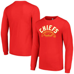 Starter Half Ball Team Long Sleeve T-Shirt - Kansas City Chiefs T-shirts