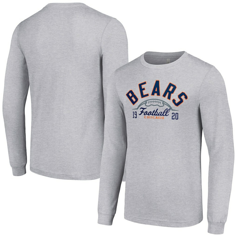 Starter Half Ball Team Long Sleeve T-Shirt - Chicago Bears T-shirts