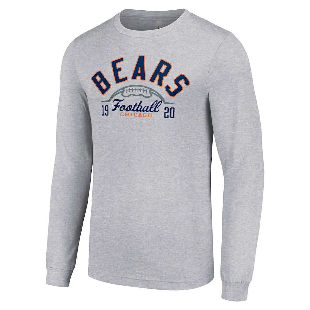 Starter Half Ball Team Long Sleeve T-Shirt - Chicago Bears T-shirts