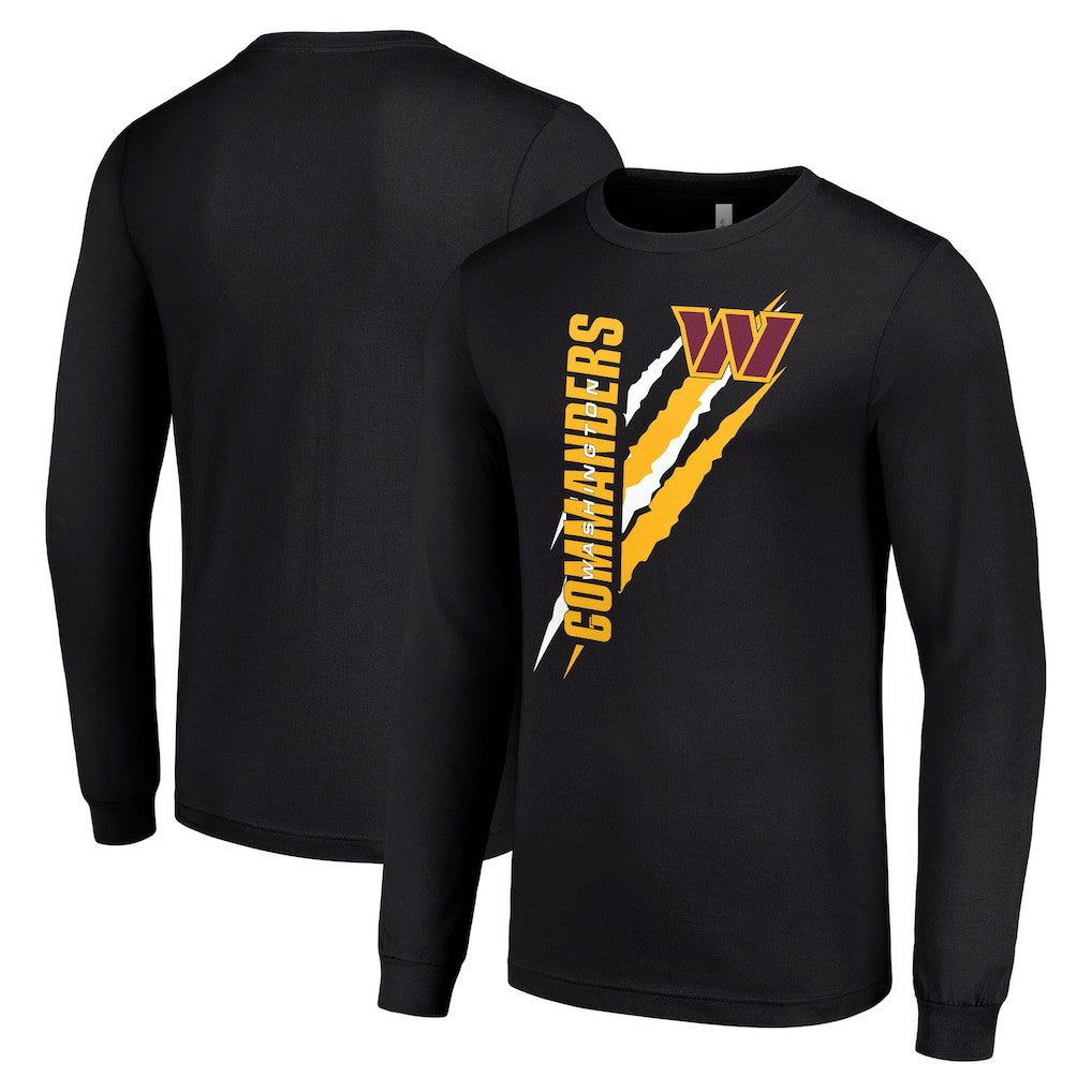 Starter Color Scratch Long Sleeve T-Shirt - Washington Commanders T-shirts