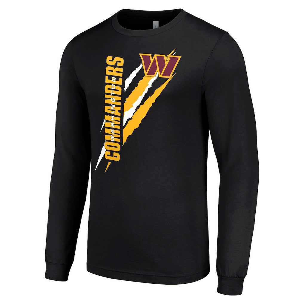 Starter Color Scratch Long Sleeve T-Shirt - Washington Commanders T-shirts