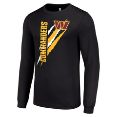 Starter Color Scratch Long Sleeve T-Shirt - Washington Commanders T-shirts