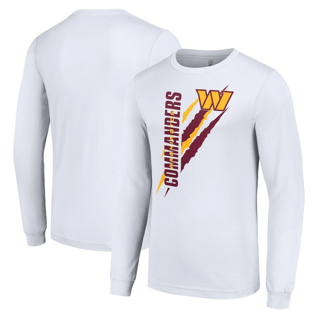 Starter Color Scratch Long Sleeve T-Shirt - Washington Commanders T-shirts