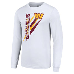 Starter Color Scratch Long Sleeve T-Shirt - Washington Commanders T-shirts