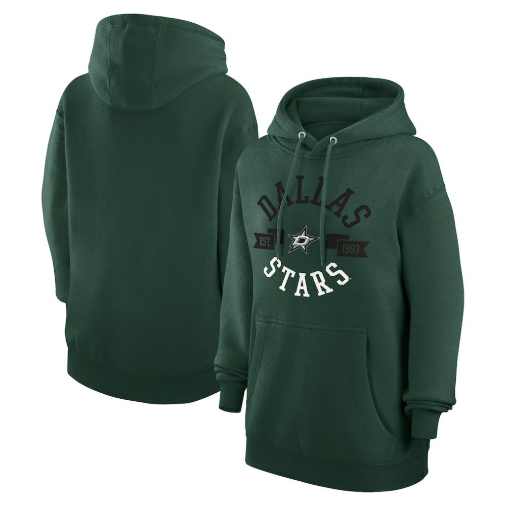 NHL Dallas Stars G-III 4Her by Carl Banks Women's City Graphic Fleece Pullover Hoodie