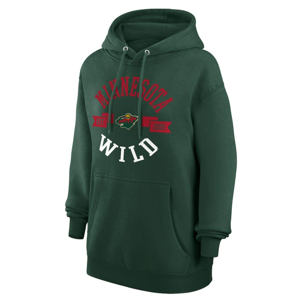 NHL Minnesota Wild G-III 4Her by Carl Banks Women's City Graphic Fleece Pullover Hoodie