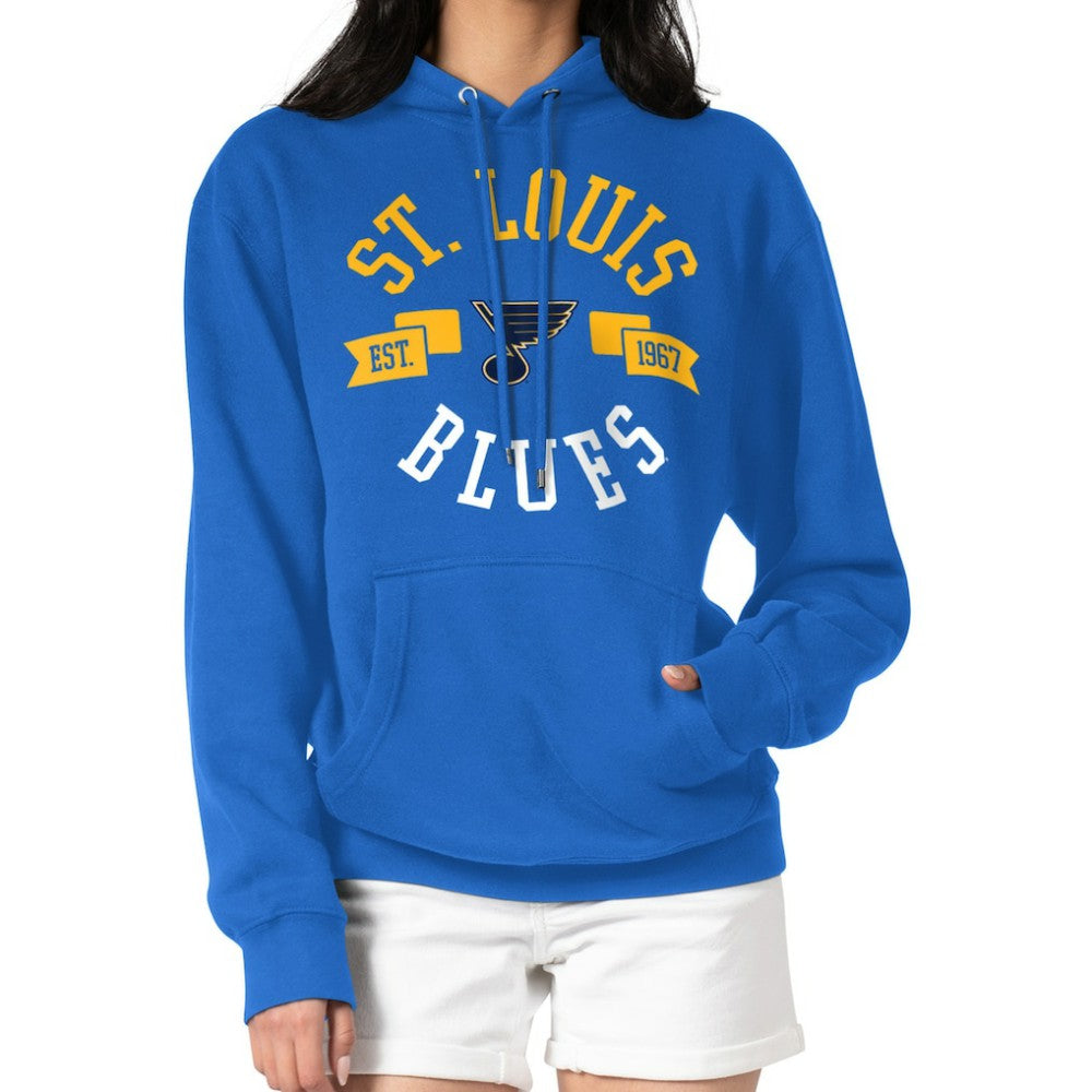 NHL St. Louis Blues G-III 4Her by Carl Banks Women's City Graphic Fleece Pullover Hoodie