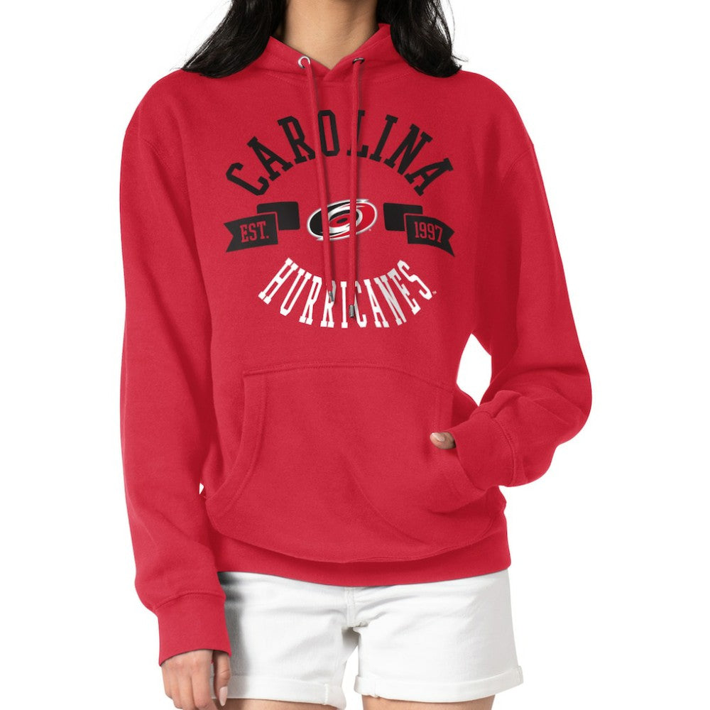 NHL Carolina Hurricanes G-III 4Her by Carl Banks Women's City Graphic Fleece Pullover Hoodie