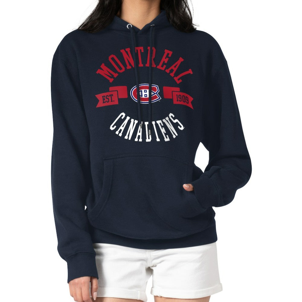 NHL Montreal Canadiens G-III 4Her by Carl Banks Women's City Graphic Fleece Pullover Hoodie