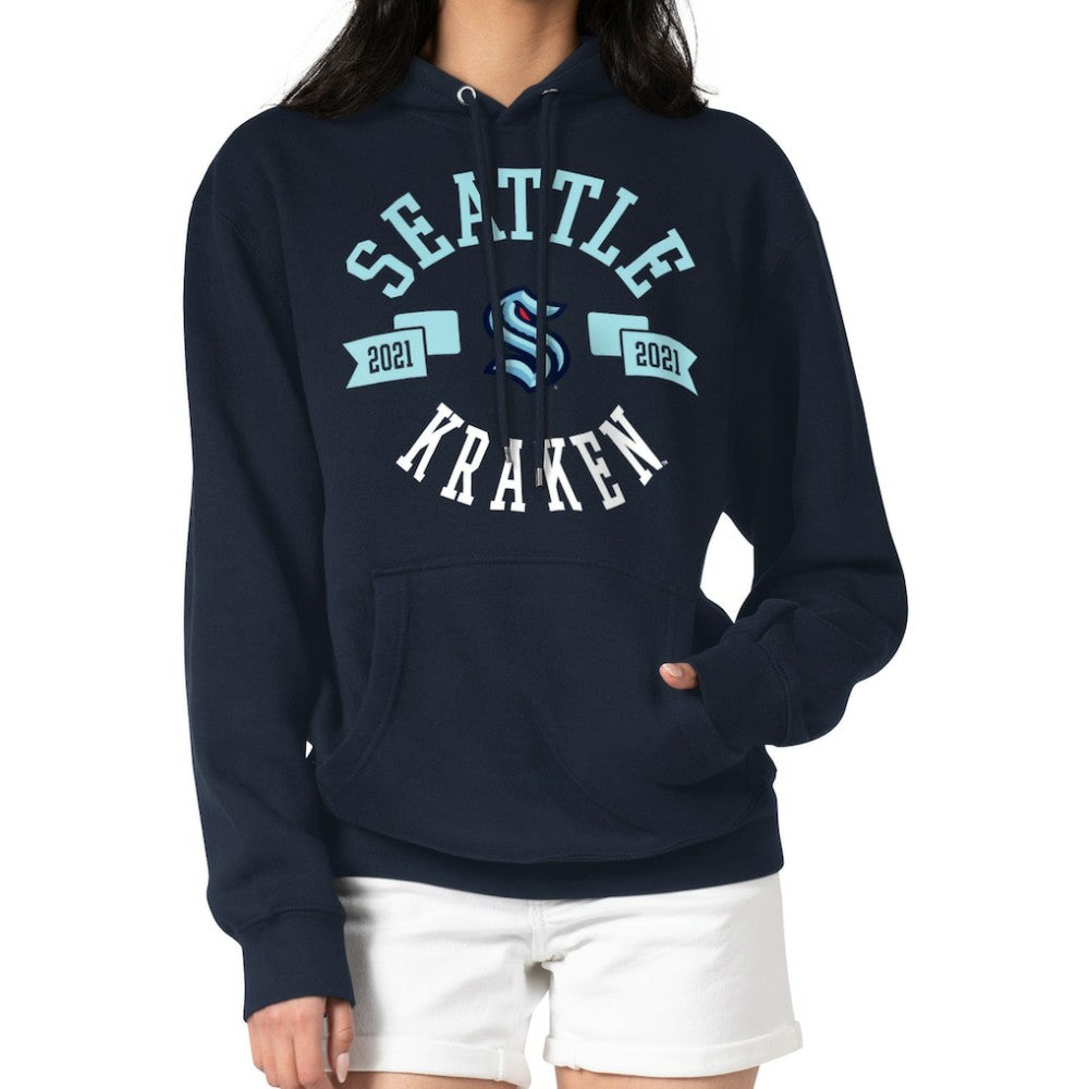 NHL Seattle Kraken G-III 4Her by Carl Banks Women's City Graphic Fleece Pullover Hoodie