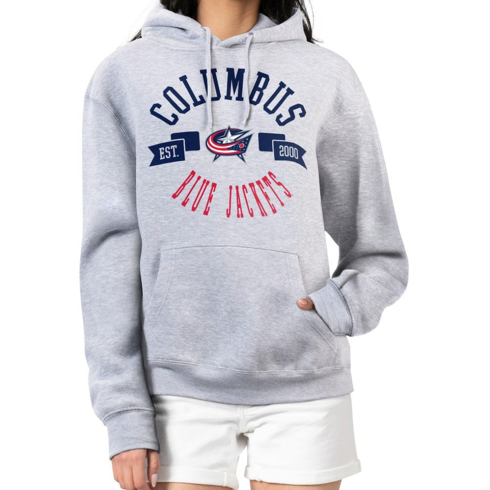 NHL Columbus Blue Jackets G-III 4Her by Carl Banks Women's City Graphic Fleece Pullover Hoodie