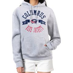 NHL Columbus Blue Jackets G-III 4Her by Carl Banks Women's City Graphic Fleece Pullover Hoodie
