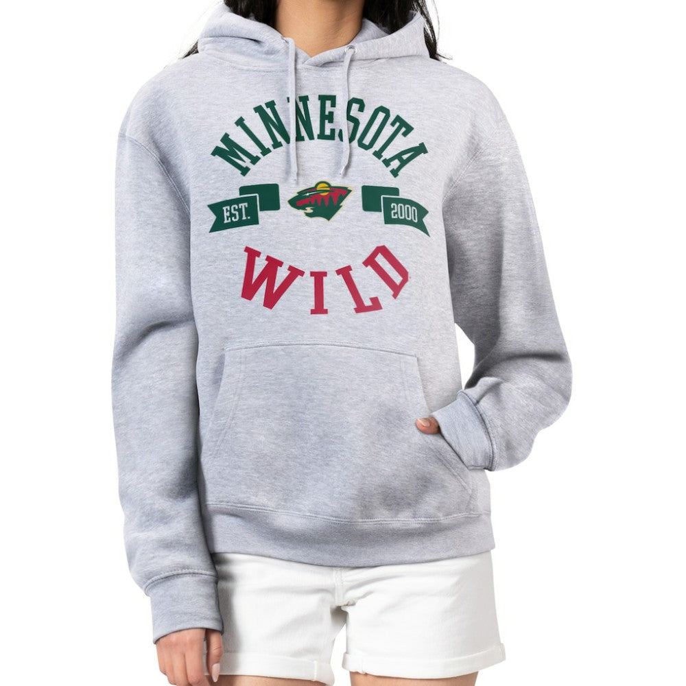 NHL Minnesota Wild G-III 4Her by Carl Banks Women's City Graphic Fleece Pullover Hoodie