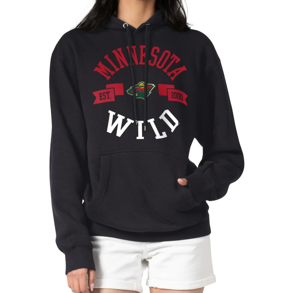 NHL Minnesota Wild G-III 4Her by Carl Banks Women's City Graphic Fleece Pullover Hoodie