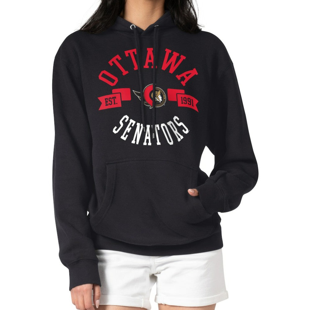 NHL Ottawa Senators G-III 4Her by Carl Banks Women's City Graphic Fleece Pullover Hoodie