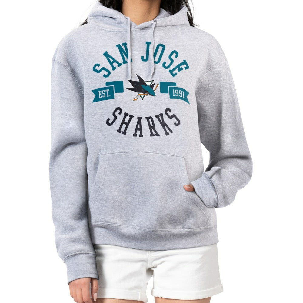 NHL San Jose Sharks G-III 4Her by Carl Banks Women's City Graphic Fleece Pullover Hoodie