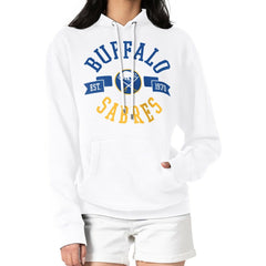 NHL Buffalo Sabres G-III 4Her by Carl Banks Women's City Graphic Fleece Pullover Hoodie
