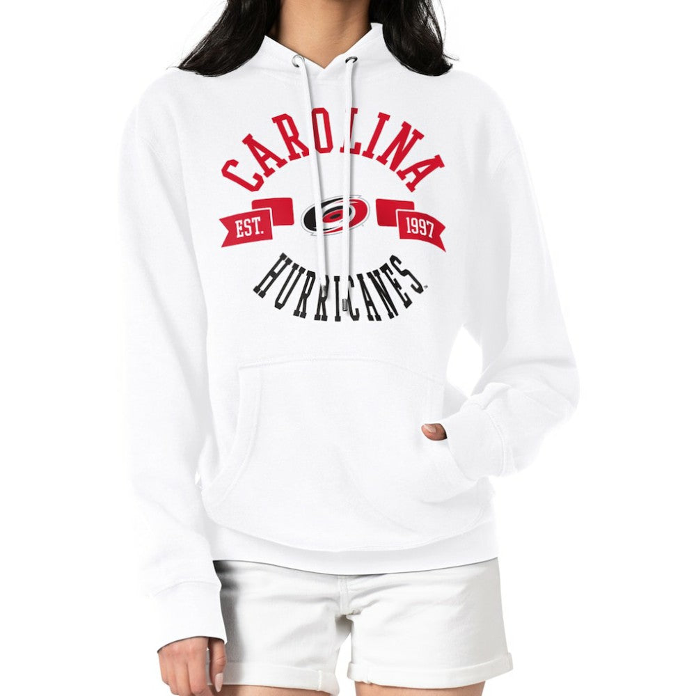NHL Carolina Hurricanes G-III 4Her by Carl Banks Women's City Graphic Fleece Pullover Hoodie
