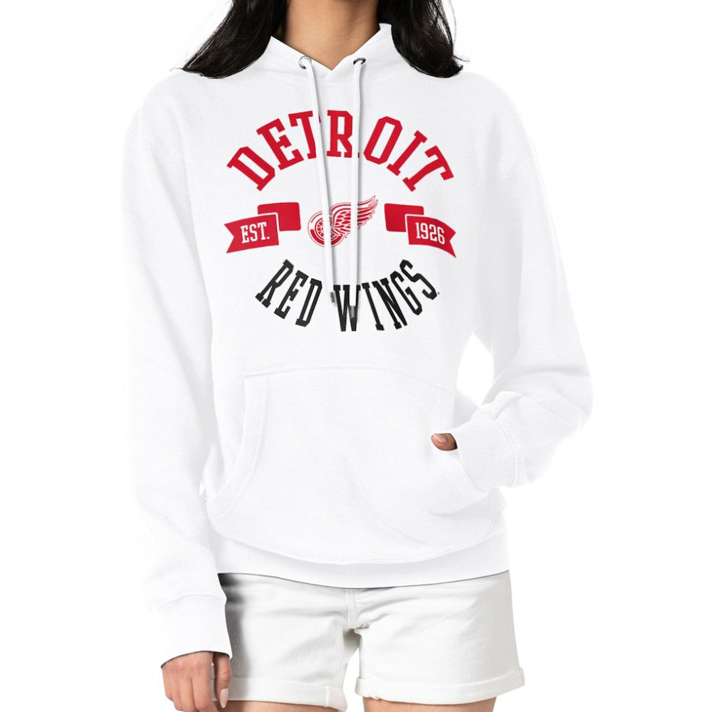 NHL Detroit Red Wings G-III 4Her by Carl Banks Women's City Graphic Fleece Pullover Hoodie