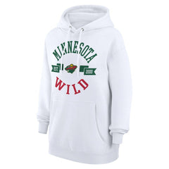 NHL Minnesota Wild G-III 4Her by Carl Banks Women's City Graphic Fleece Pullover Hoodie