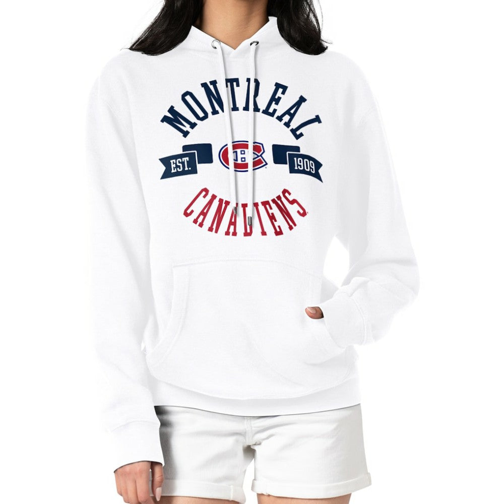 NHL Montreal Canadiens G-III 4Her by Carl Banks Women's City Graphic Fleece Pullover Hoodie