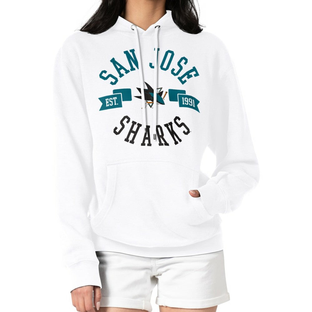 NHL San Jose Sharks G-III 4Her by Carl Banks Women's City Graphic Fleece Pullover Hoodie