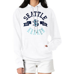 NHL Seattle Kraken G-III 4Her by Carl Banks Women's City Graphic Fleece Pullover Hoodie