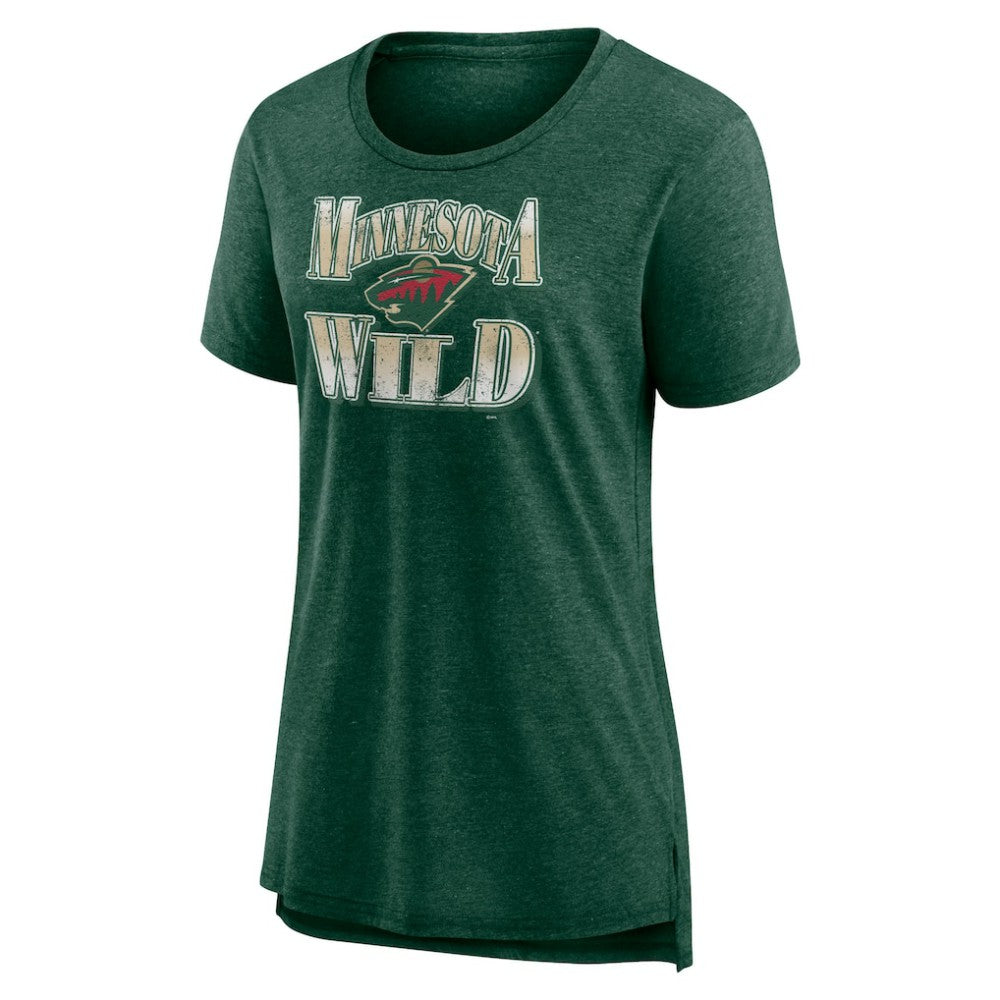 NHL Minnesota Wild Women's Crash the Net Tri-Blend T-Shirt